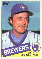 1985 Topps Baseball Cards      781     Jim Gantner